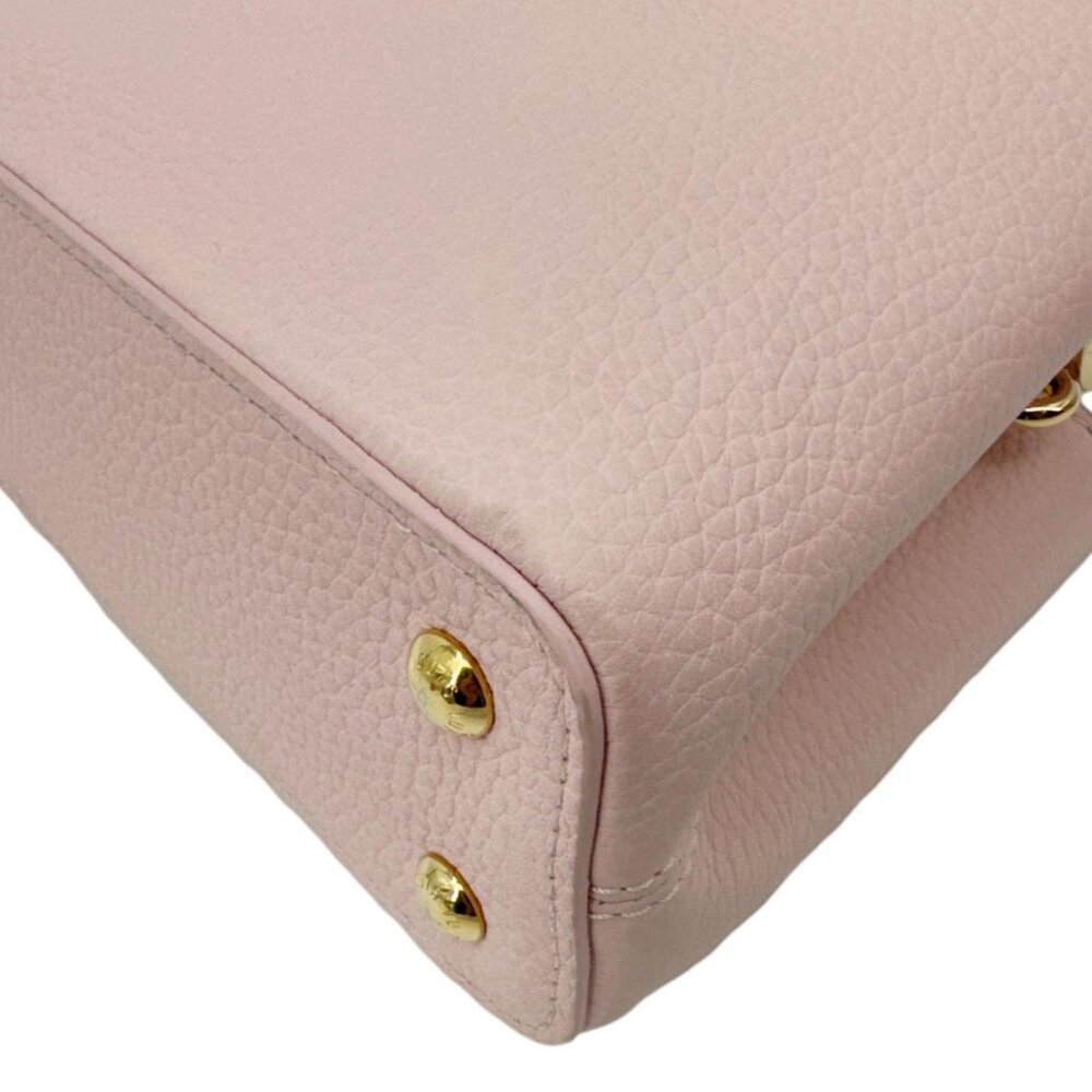 Louis Vuitton  Capucines Mini Taurillon Leather Crossbody Bag Pink - Picture 8 of 12
